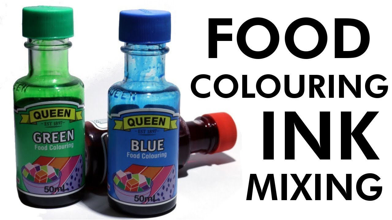 Food Colouring Ink Mixing Actually Works YouTube Food Colouring Ink Mixing Actually Works YouTube