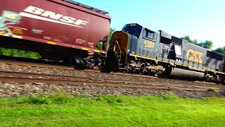Chasing Brand New NS Engine! CPKC Engines Pull 2 Different Trains! Ferromex Unit on CSX Train + More