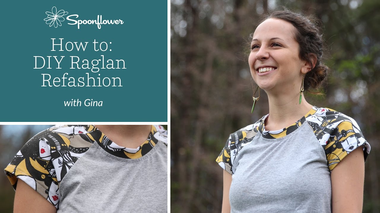 how to pattern draft and sew a raglan tee in any size - It's Always Autumn