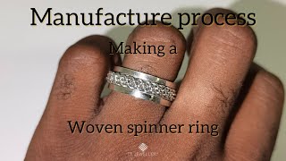 I made a woven spinner ring | TRJ