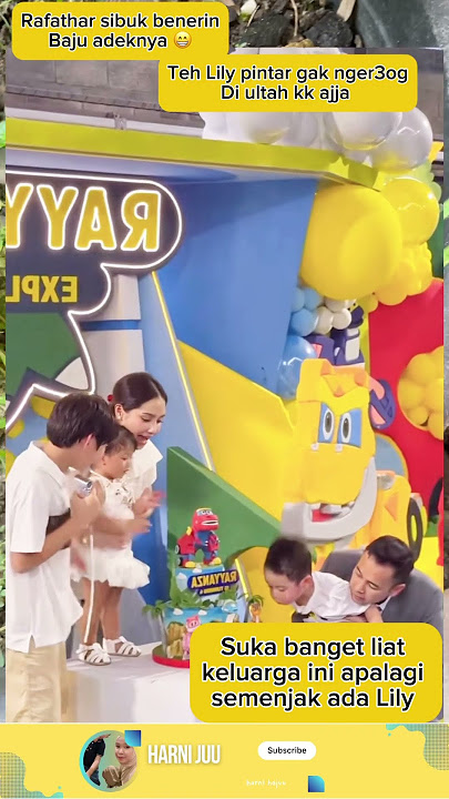 Perayaan ultah rayanza #nagitaslavina1717 #raffinagita #rayanza