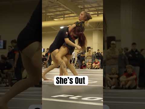 Guillotine Choke 🔥 Put her to sleep. #bjj #jiujitsu