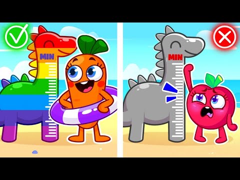 Big and Small Baby | Slide Adventure Fun! | Kids Safety Rules by VocaVoca Karaoke
