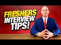 FRESHERS INTERVIEW TIPS! (How To Pass Your First Job Interview!)