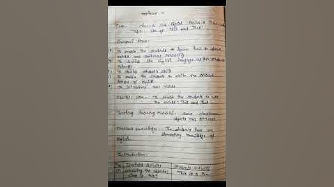 Lesson Plan-10 | DElEd 3rd Sem| Class-3 | Sub- English by RU8013