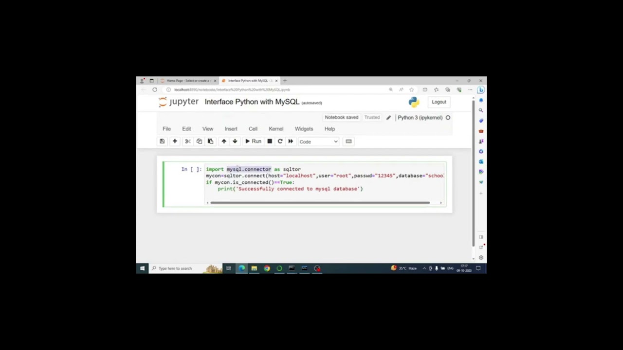 Interface Python with MySQL | Python MySQL Database Connectivity 