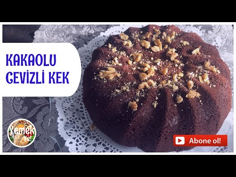 Kek Tarifi Cevizli Kakaolu