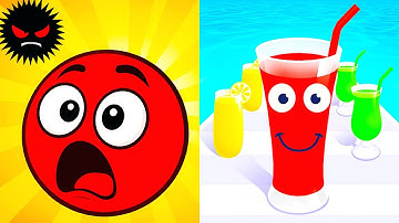 Hide Ball VS Juice Run 🌙🍭 Max Level Gameplay Walkthrough Android iOS Update 6708