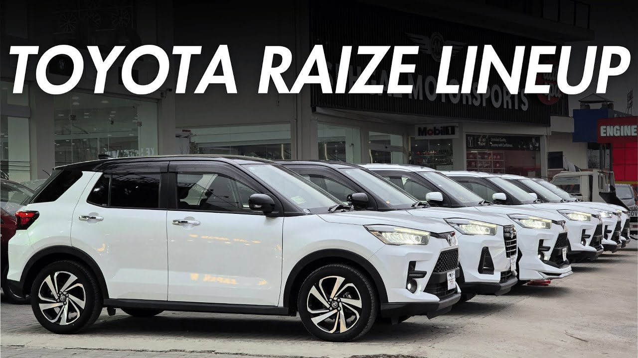 Toyota Raize & Rocky Line-up Review at Sehgal Motorsports.