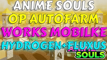 Anime Souls Simulator script MOBILE – (Autofarm any areas) / Work On Mobile