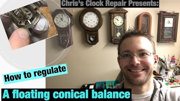 How to regulate conical floating balance wheel