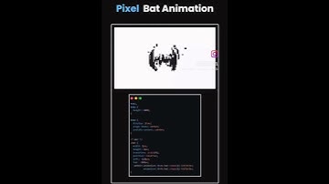 Pixal based bat animation                       #explore #shortvideo #viral #coding