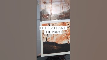 Big Carborundum Collagraph Plate & 3 Color Print!