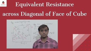Equivalent Resistance across Diagonal of Face of Cube | Network Analysis | GATE