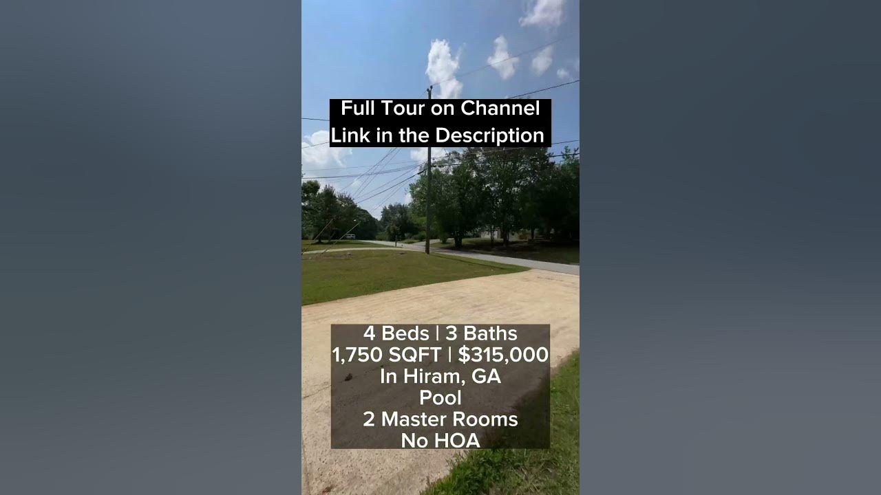 MUST SEE!! DOUBLE MASTER ROOMS & POOL for Sale in Hiram, GA 4 Beds, 3