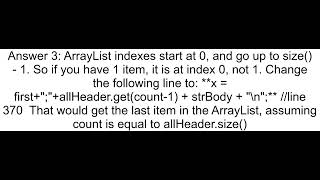 Exception in thread andquot mainandquot java lang IndexOutOfBoundsException Index 1 Size 1 Exception in thread andquot mainandquot java lang IndexOutOfBoundsException Index 1 Size 1
