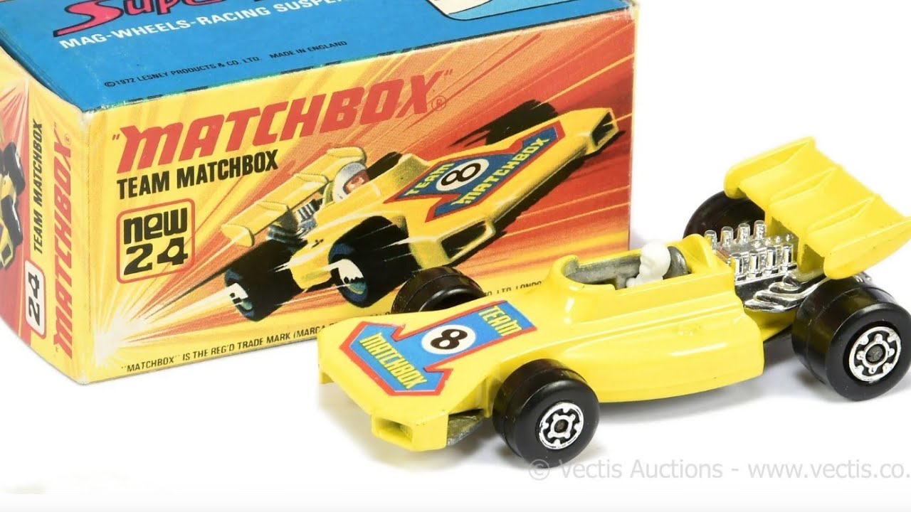Bid Now: Matchbox Superfast G-4 Team Matchbox Gift Set, Including a 24