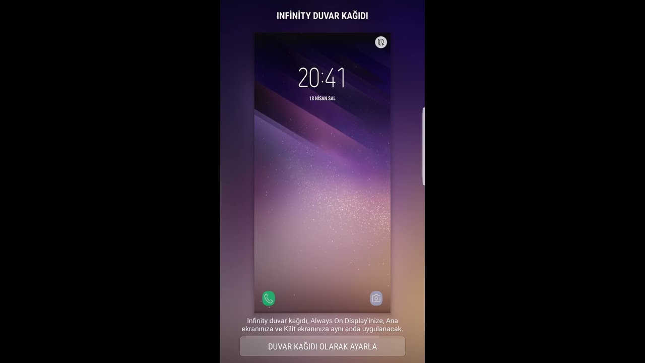 Samsung Galaxy S8 | Infinity (Live