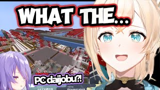 Iroha visits Moona’s Island and is speechless after seeing her massive auto sorter!