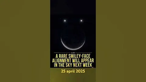 on 25th April look up the smiley face of the moon #moon #moonsmileyface#smile #sky