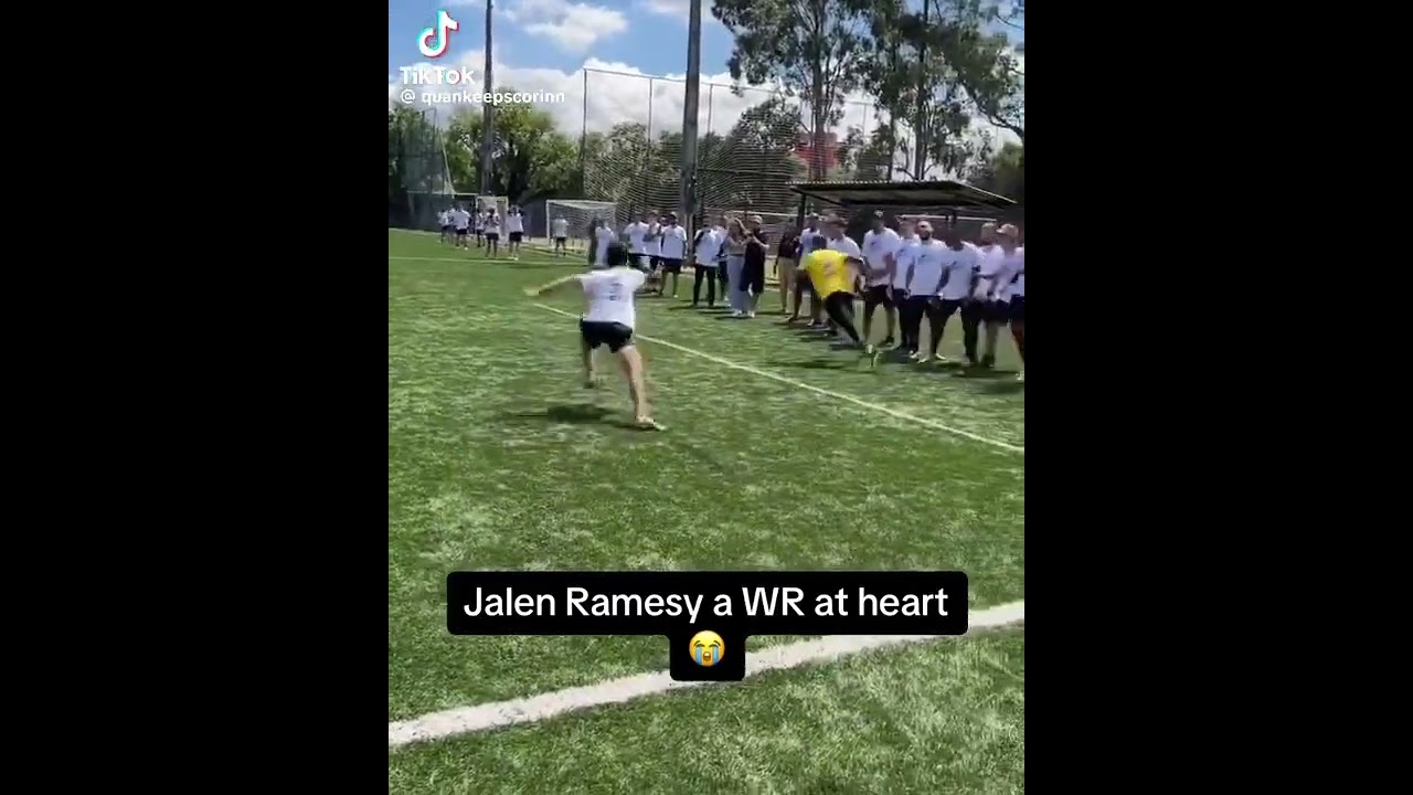 Jalen Ramsey is really a WR😂