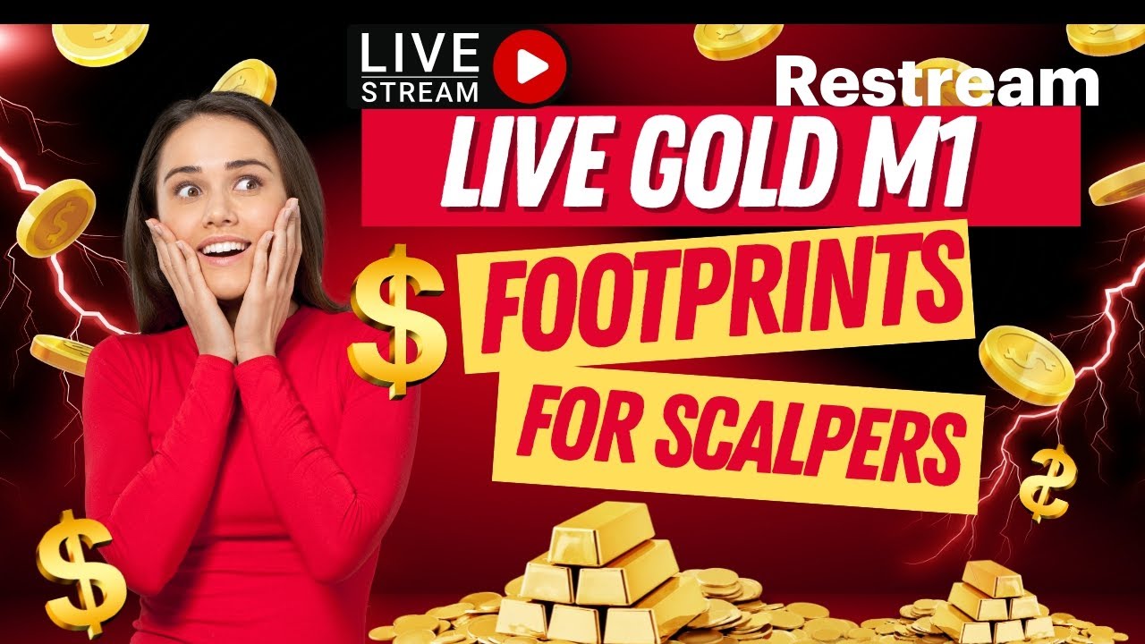 Live M1 Footprint For GOLD FUTURES | XAUUSD (GOLD-GC) | Scalpers Enjoy