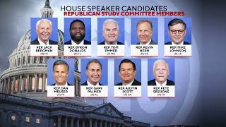 Nine GOP lawmakers enter House speaker race as Republicans continue search for leader