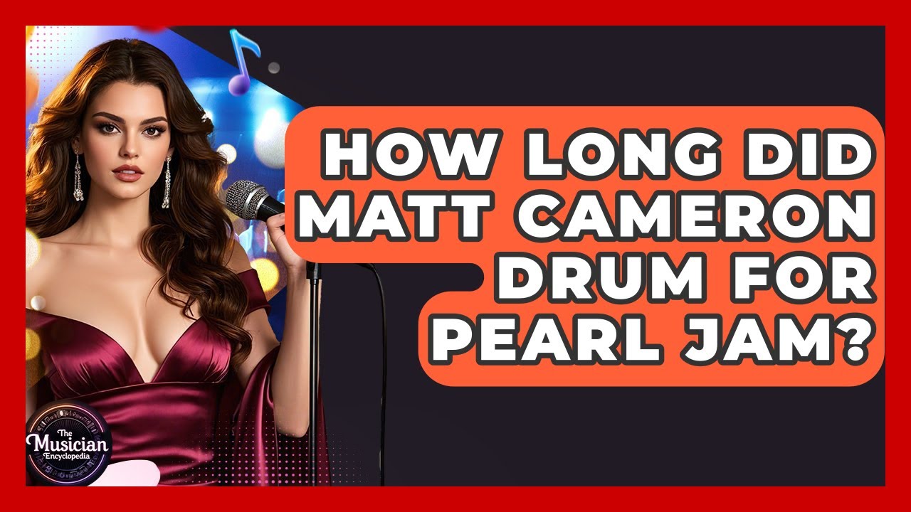 How Long Did Matt Cameron Drum for Pearl Jam? | The Musician Encyclopedia