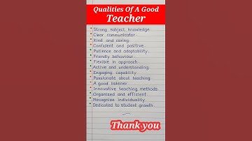 Qualities Of A Good Teacher | Qualities Of A Best Teacher | #shorts #teacher