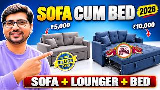 BBD Sale🔥Best Sofa Cum Bed In India 2026⚡Sofa Cum Bed 2026⚡Bed Cum Sofa Design