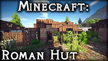 Minecraft: Roman Hut Tutorial 1
