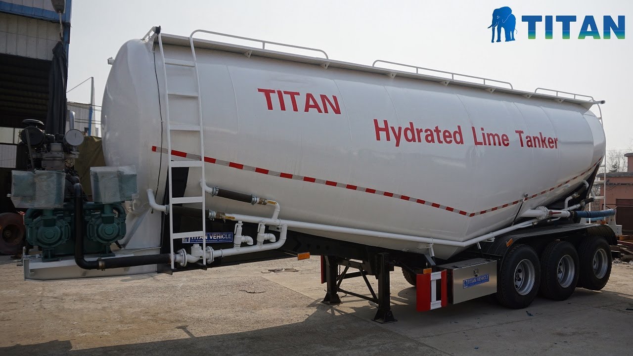 Cement bulk carrier 35/40 cbm 2/3 axles dry bulk powder tanker