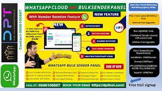 WhatsApp API Cloud Panel DEMO | Auto Chatbot | DPTBOT