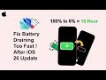 iPhone Battery Draining Fast After iOS 26 Update? Here’s the Fix