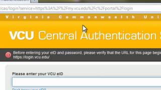 Setting your VCU eID and Password