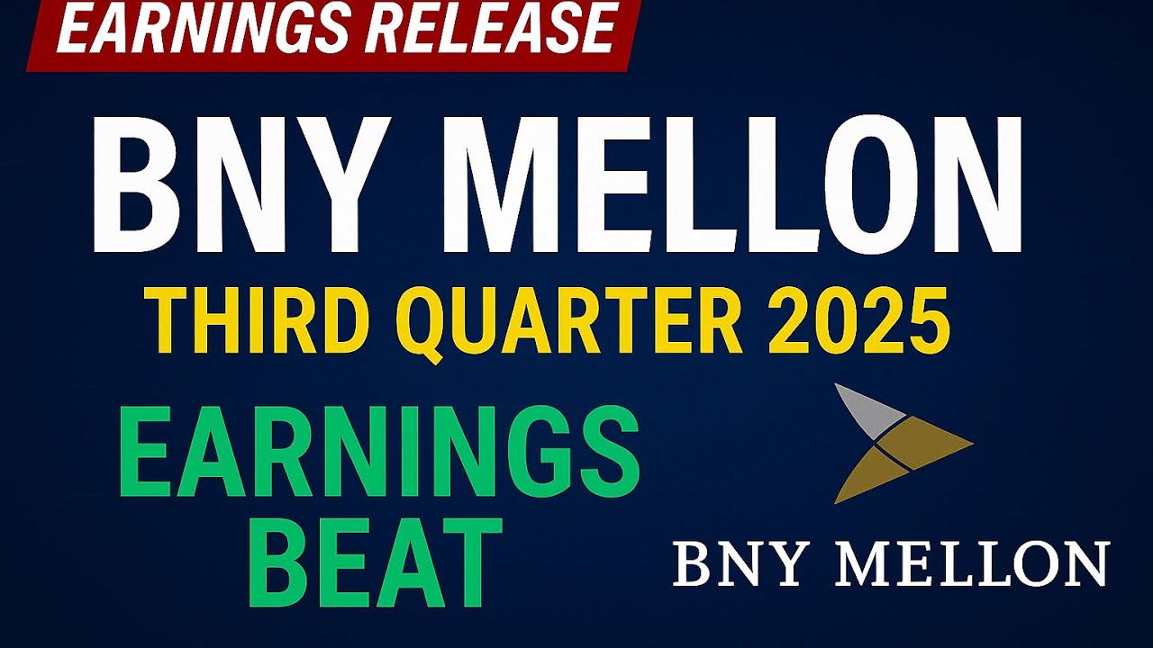 🚨 $BK Earnings REVEALED! BNY Mellon Q3 2025 Record Profit & EPS Beat ...