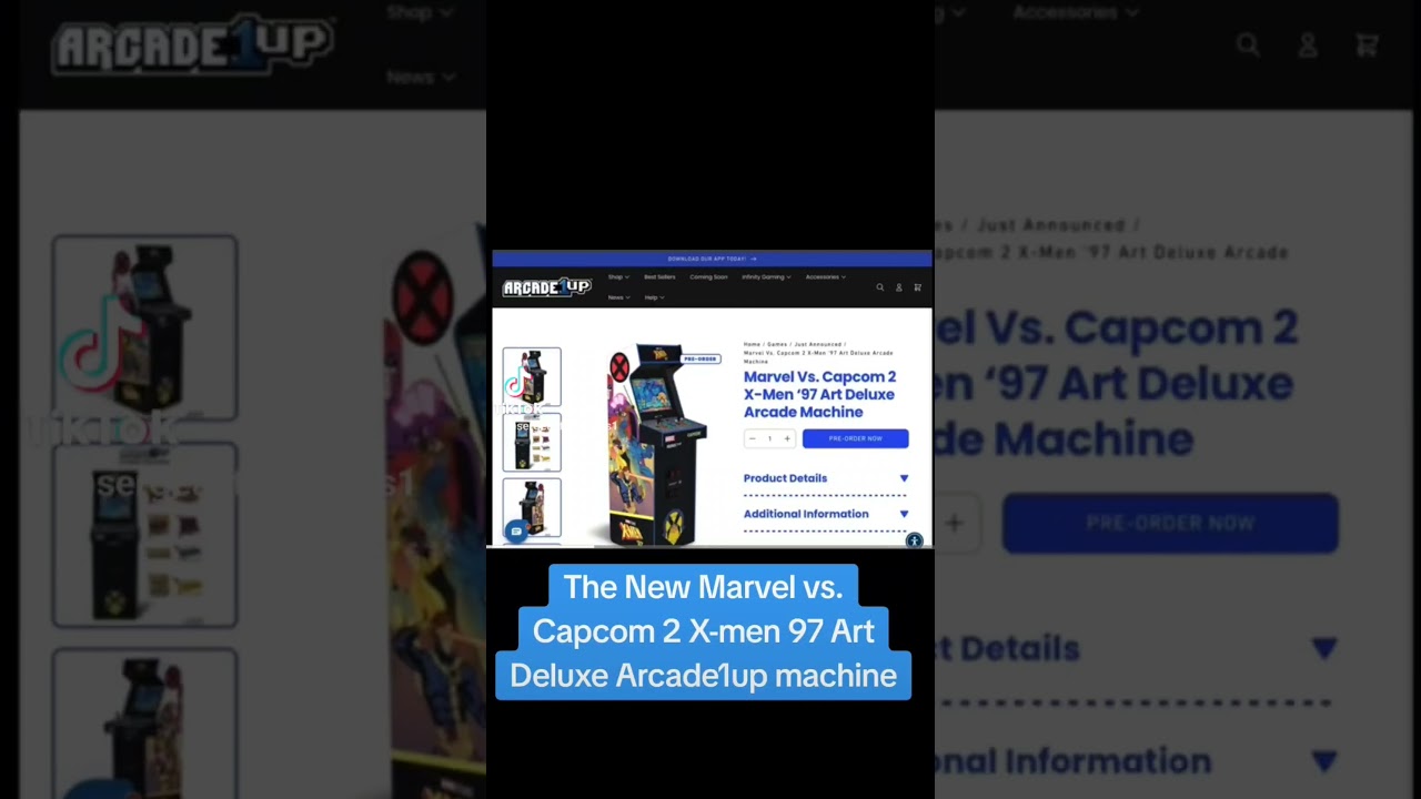 Arcade1up New Leak cabinet X-Men deluxe..