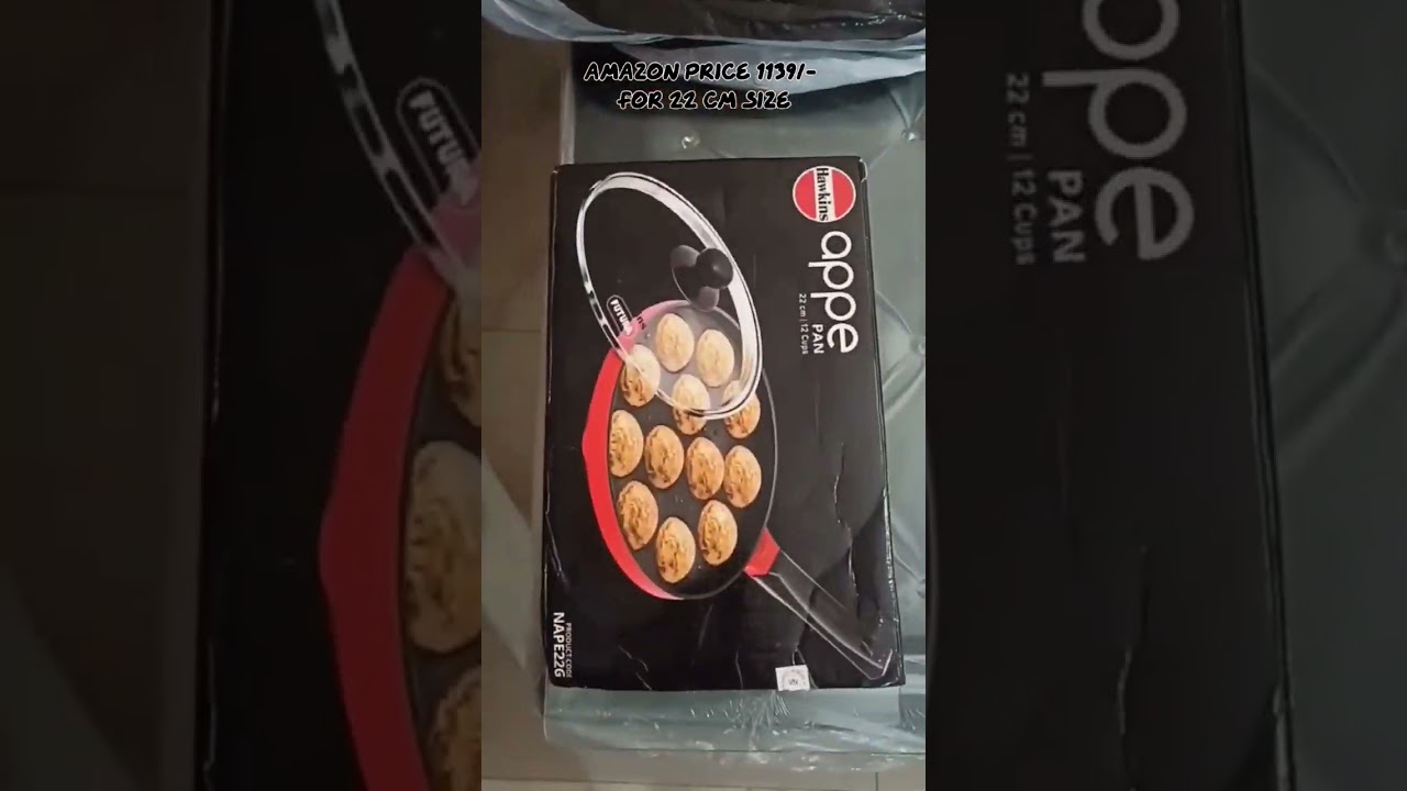 UNBOXING HAWKINS NONSTICK APPE PAN II WHY HAWKINS II AVAILABLE AT DISCOUNTED PRICE ON AMAZON 😍😍