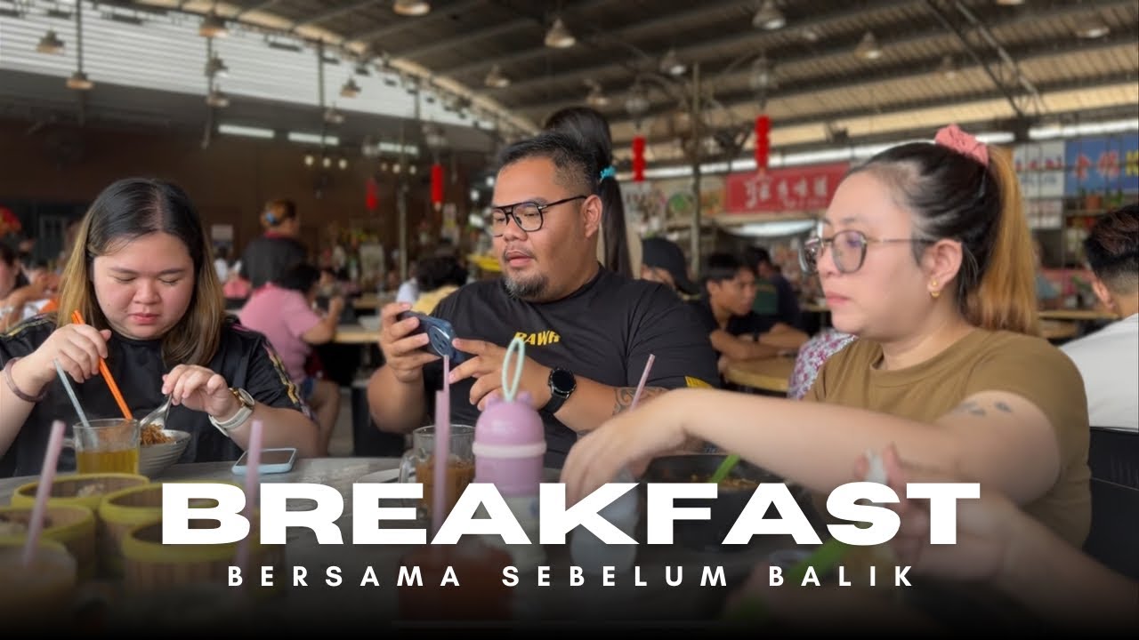 MINUM KOPI DI KEDAI *KOPI* BERSAMA DENGAN INIK RICH SEBELUM PULAI SIBU