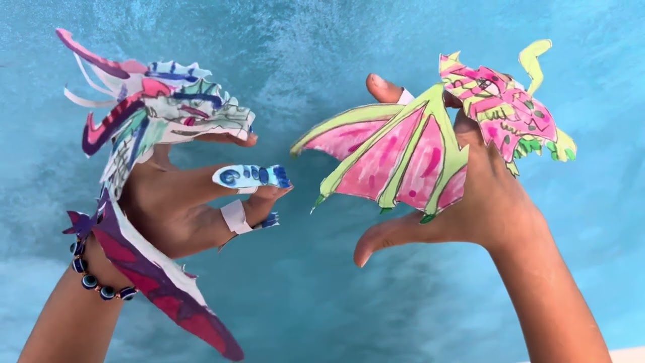 Paper dragons, craft, diy 🐉