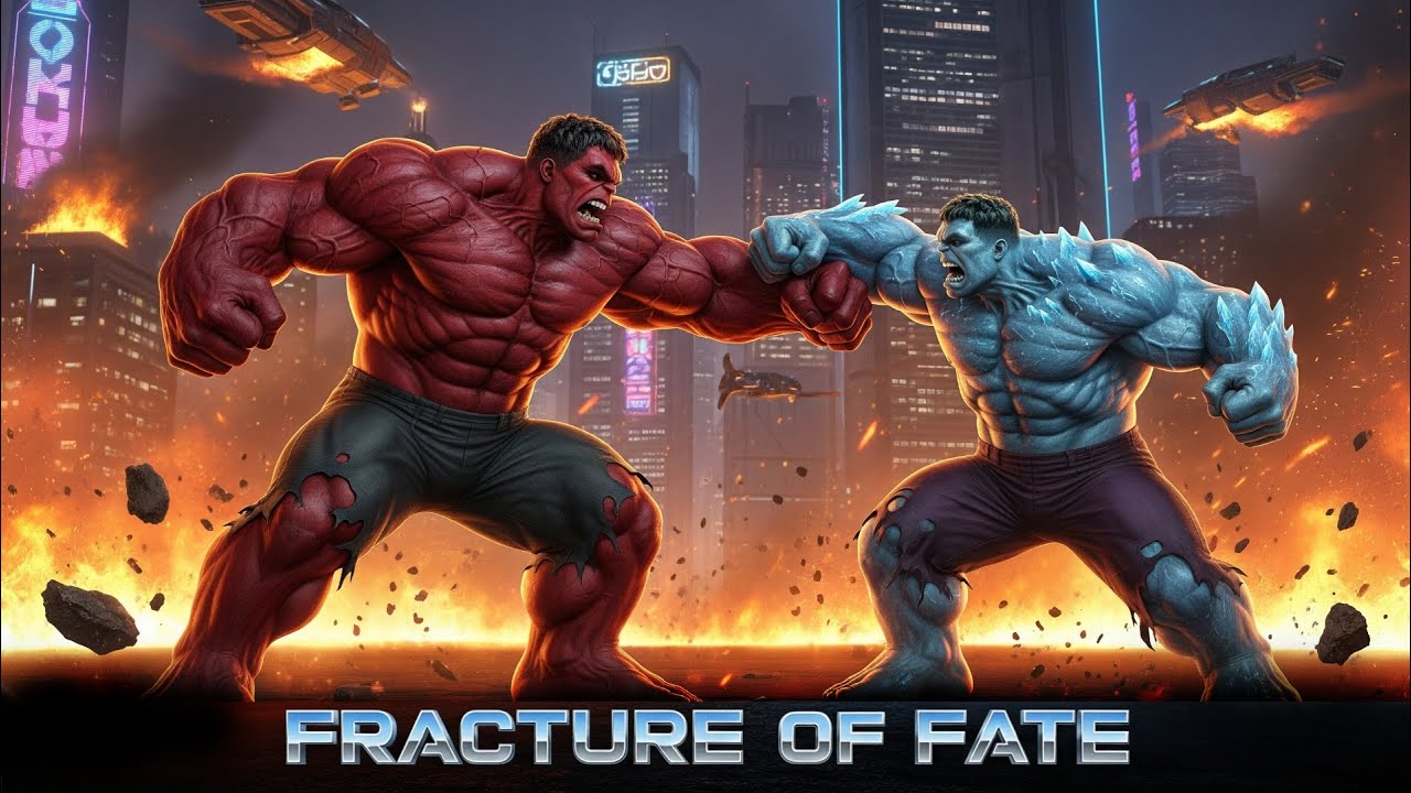 Red Hulk vs Blue Hulk— FRACTURE OF FATE ⚡ The Battle That Broke Reality | Full Cinematic Story