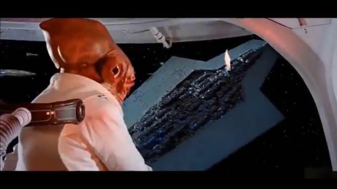 star wars Admiral Ackbar scary turn