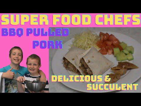 Delicious Succulent BBQ Pulled Pork, a very versatile recipe by the Super Food Chefs Family. Enjoy