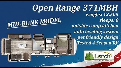 New 2019 Open Range OF371MBH-mid bunk room 5th wheel RV review-Lerch RV