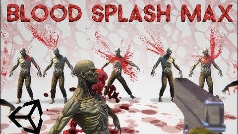 Blood splash max unity VFX asset