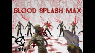 Blood splash max unity VFX asset
