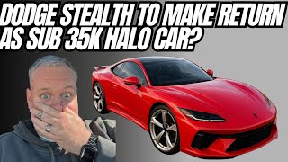 Dodge Cheaper Halo Car To Be The Return Of The Dodge Stealth?