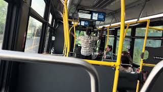 Onboard Ride: MTA NYCT 2016 Novabus LFS 8249 on the S74