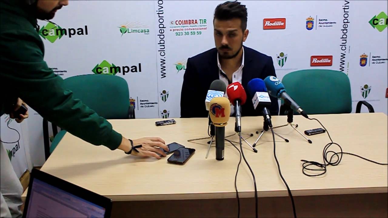 Rueda de prensa Rubén de la Barrera, post Guijuelo