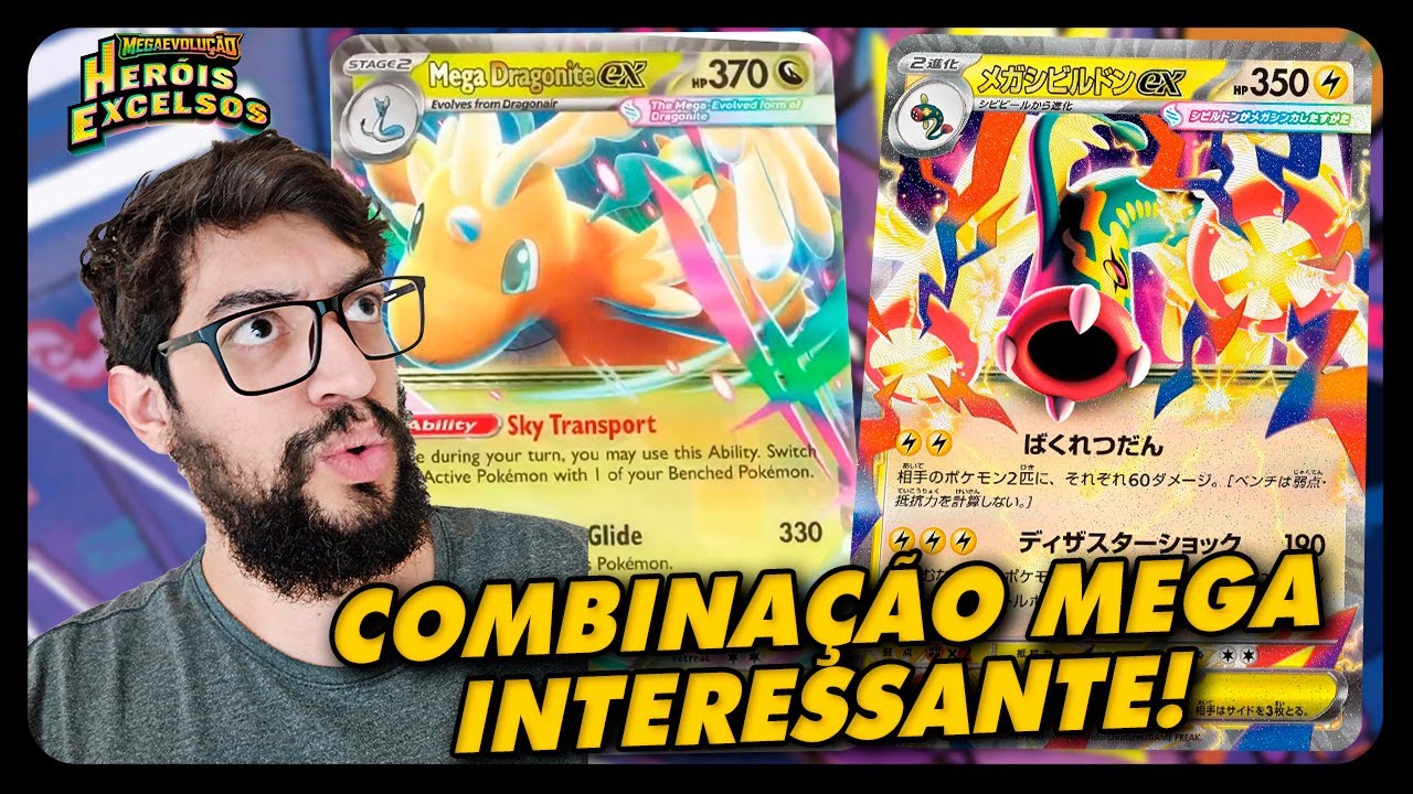 Testando DEGA Dragonite + Mega Eelektross – Combinação SURPREENDENTE! | | React Pokémon TCG